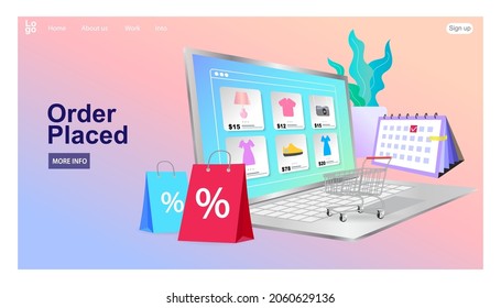marketing and e-commerce. I Love Shopping. Black Friday sale and discounts. Ecommerce Marketplace on Computer Screen. Bags shopping online with mobile phone. Shopping cart and laptop. Vector