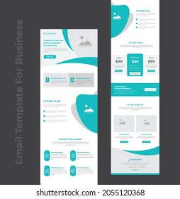 Marketing Email Newsletter Template for a corporate Service Providing brand