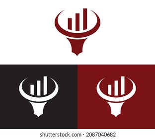 marketing and financial business logo