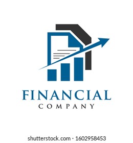 marketing and financial business logo design