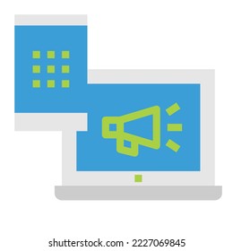 marketing flat icon business vector illustration