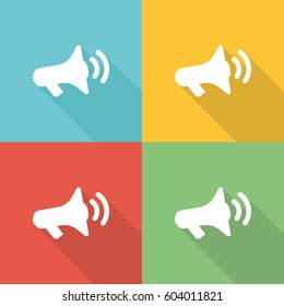 Marketing Flat Icon Concept