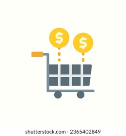 marketing flat icon, isolated icon in light background, perfect for website, blog, logo, graphic design, social media, UI, mobile app