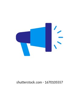 Marketing flat icon vector - business announcement