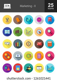 Marketing Flat Icons