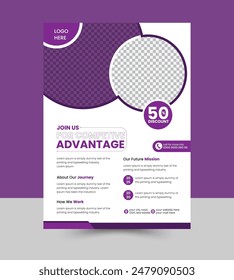 marketing  Flyer template design , Eye catchy, fully editable, vector eps 10 version.