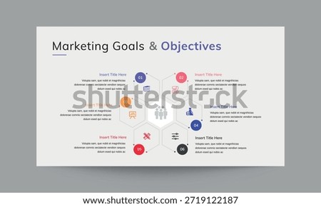 Marketing Goals Objectives Slide Presentation Template