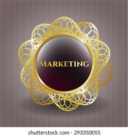 Marketing gold badge