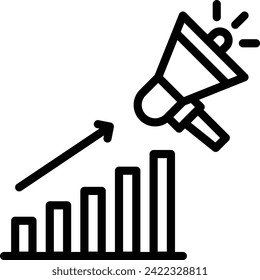 marketing growth vector design vector design icon download