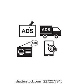 marketing icon , advertising icon vector