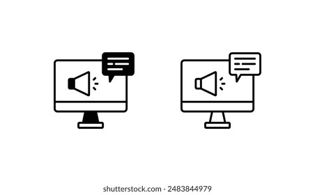 Marketing icon design with white background stock illustration