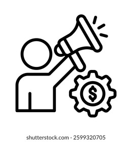 Marketing Icon Element for Design