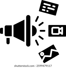 Marketing Icon Element For Design