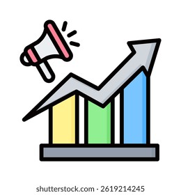 Elemento de icono de marketing para el diseño