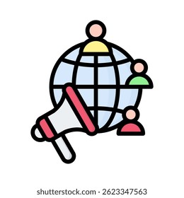 Elemento de icono de marketing para el diseño