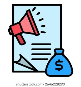 Elemento de icono de marketing para diseño