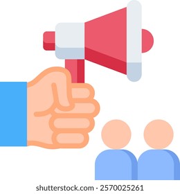Marketing Icon Flat Vector Illustration