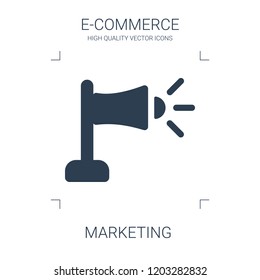 marketing icon. high quality filled marketing icon on white background. from e commerce collection flat trendy vector marketing symbol. use for web and mobile