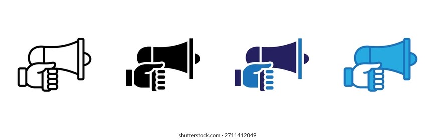 Icono de marketing Multi Style Ilustración vectorial