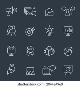 Marketing icon set