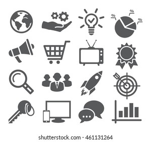 Marketing icon set