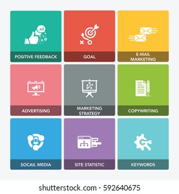 MARKETING ICON SET