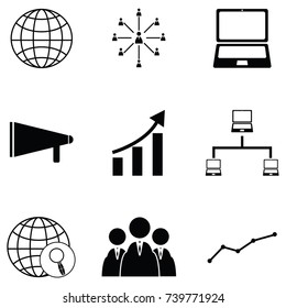 marketing icon set