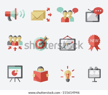 Marketing icon set