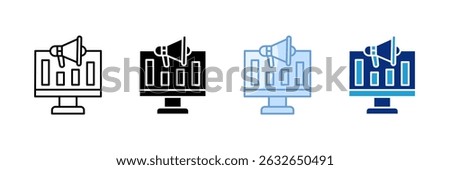 Marketing Icon Set Multiple Style Collection