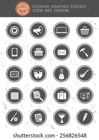 Marketing icon set,black version design,clean vector