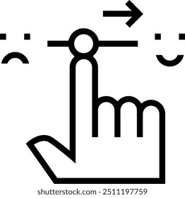 marketing icon. Thin linear style design isolated on white background