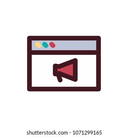 marketing icon vector
