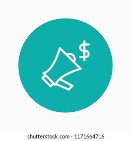 marketing icon vector