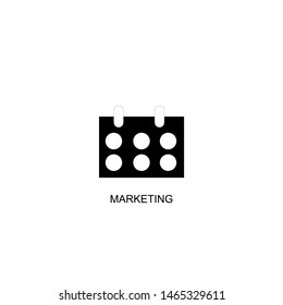 marketing icon vector black design