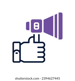marketing icon. vector dual tone icon for your website, mobile, presentation, and logo design.