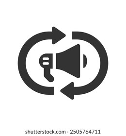 Re marketing icon, Vector Graphics
