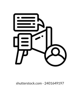 marketing icon. vector line icon for your website, mobile, presentation, and logo design.