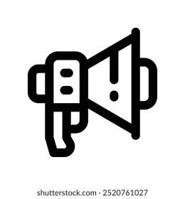 Marketing-Symbol. Vektorliniensymbol für Ihre Website, Ihr Handy, Ihre Präsentation und Ihr Logo-Design.