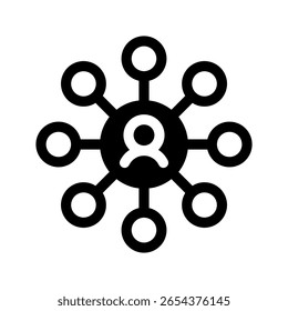 Ilustração de design de símbolo de vetor de ícone de marketing