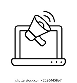 marketing icon with white background vector stock illustration
