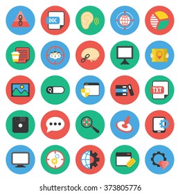 Marketing icons set.