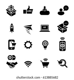 Marketing icons set
