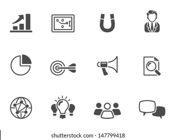 Marketing Icons In Single Color