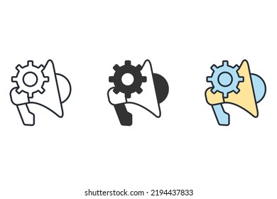 marketing icons  symbol vector elements for infographic web