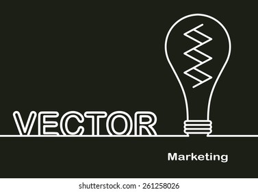 Marketing icons.Vector