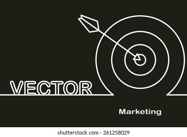 Marketing icons.Vector