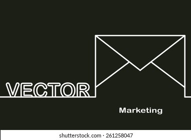 Marketing icons.Vector