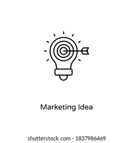 Marketing Idea icon in vector. Logotype