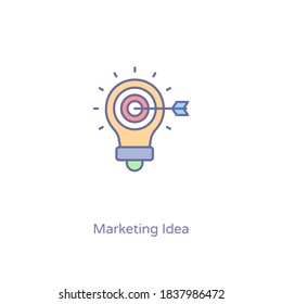 Marketing Idea icon in vector. Logotype