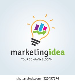 Marketing Idea logo template